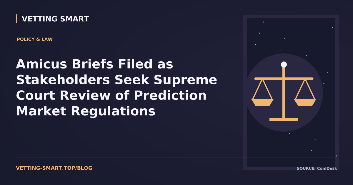 Amicus Briefs Filed as Stakeholders Seek Supreme Court Review of Prediction Market Regulations