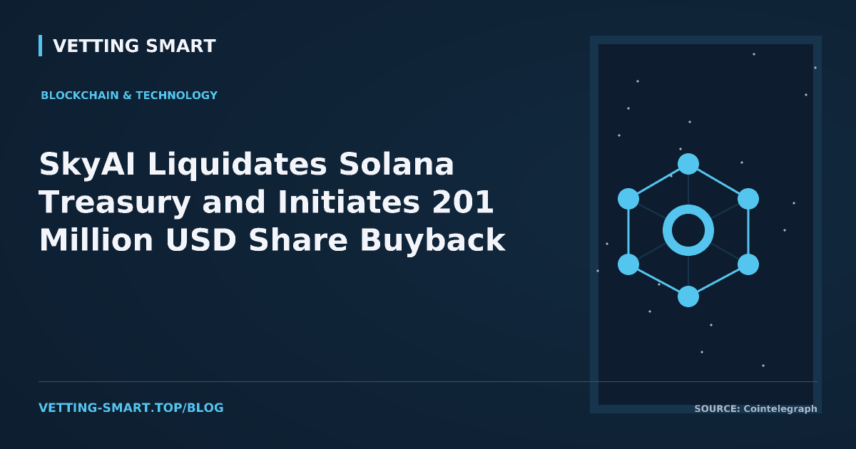SkyAI Liquidates Solana Treasury and Initiates 201 Million USD Share Buyback