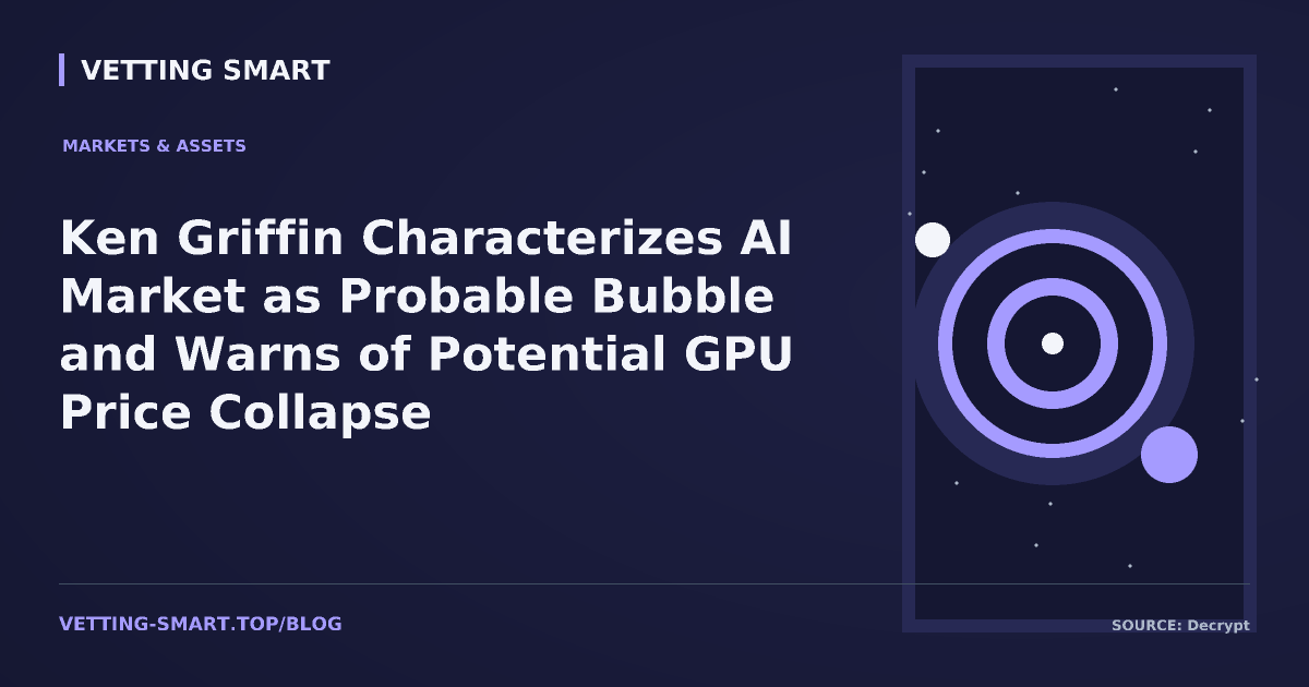 Ken Griffin Characterizes AI Market as Probable Bubble and Warns of Potential GPU Price Collapse